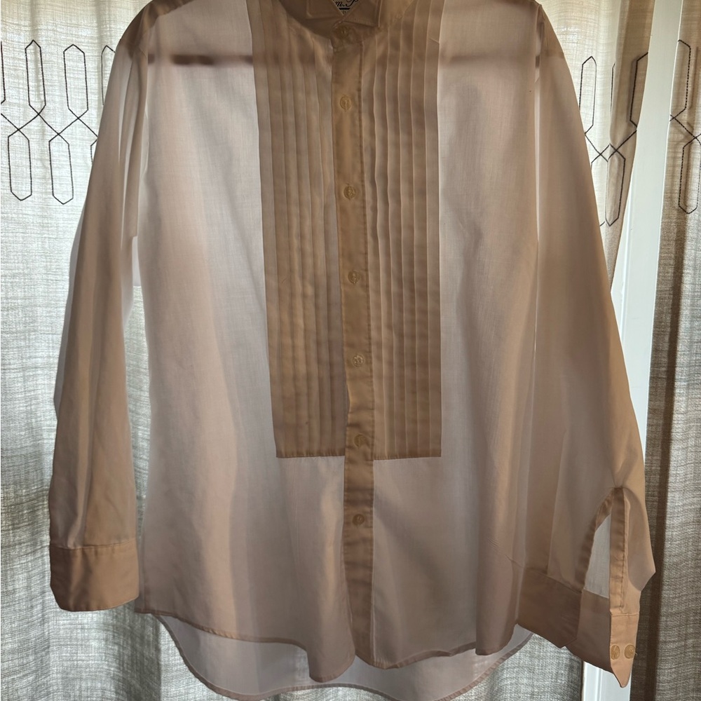 Classic White Tuxedo Dress Shirt for Men